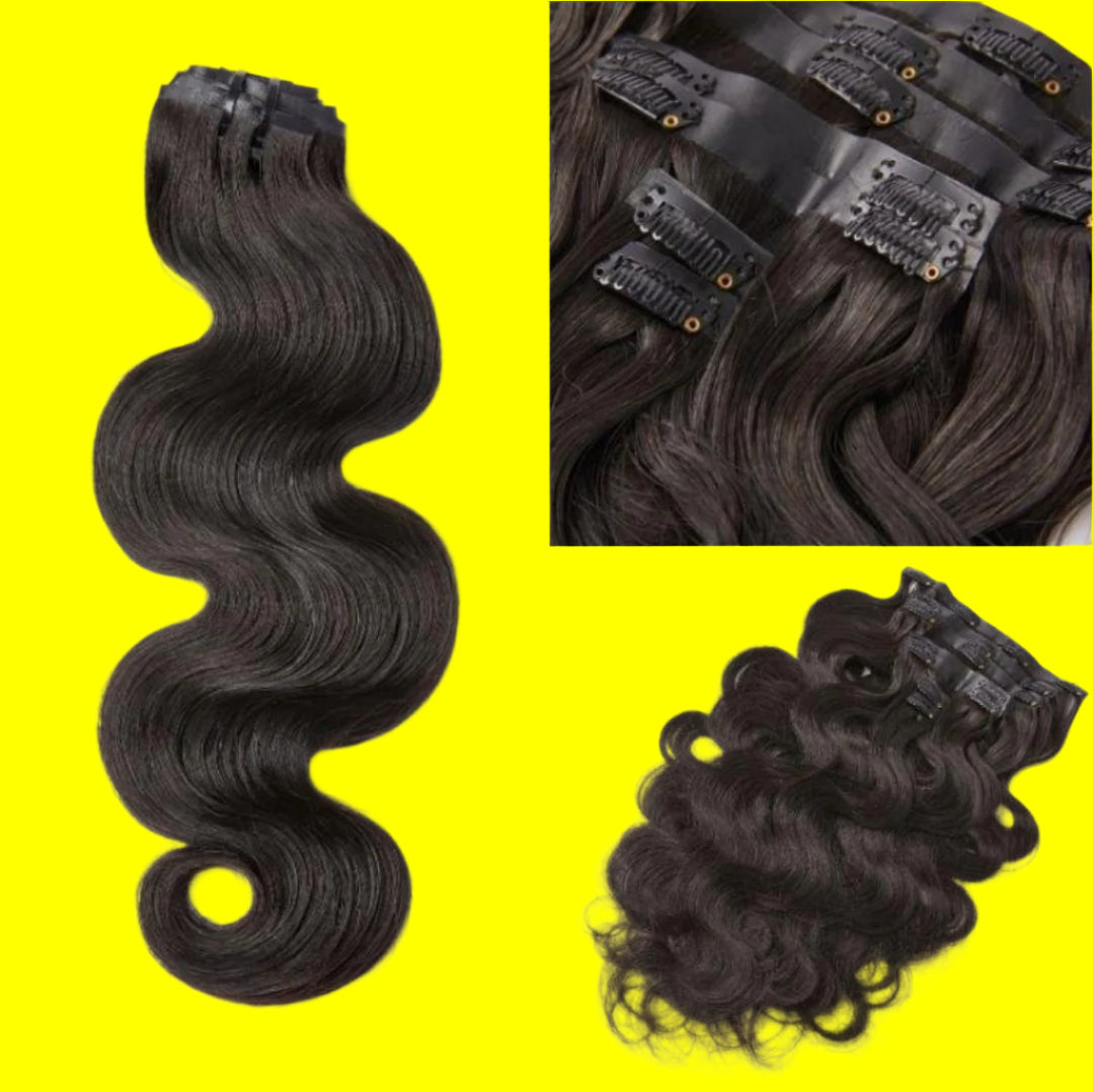 Clip-In Body Wave Hair Extension Bundles