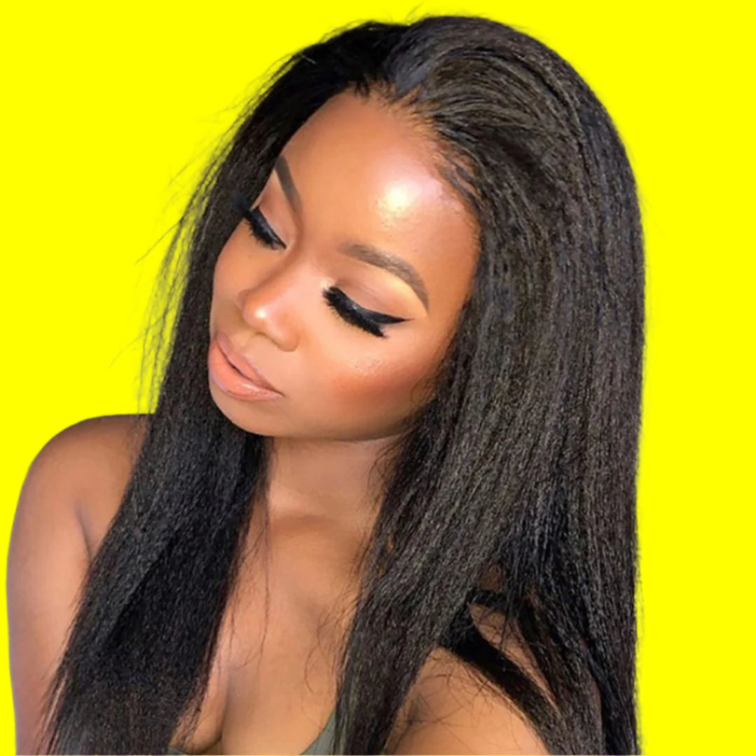Clip-In Kinky Straight Hair Extension Bundles