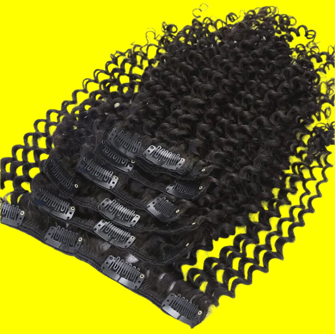 Clip-In Curly Hair Extension Bundles