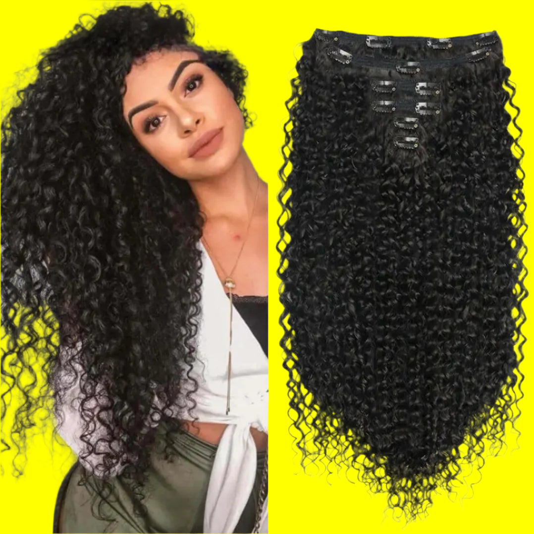 Clip-In Curly Hair Extension Bundles