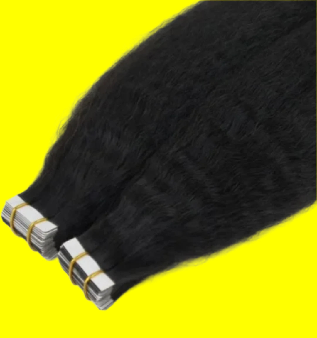 Kinky Straight Tape-In Extensions