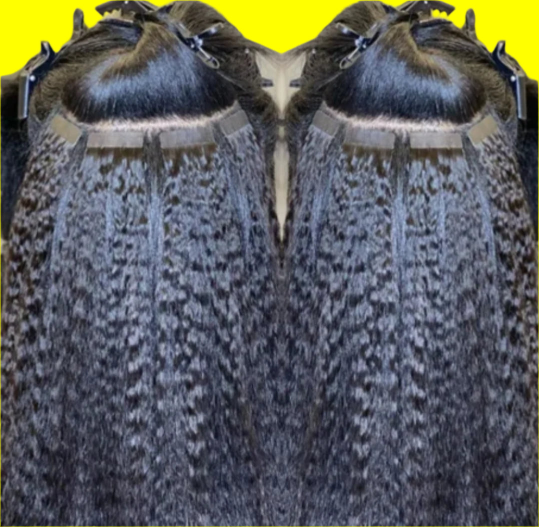 Kinky Straight Tape-In Extensions