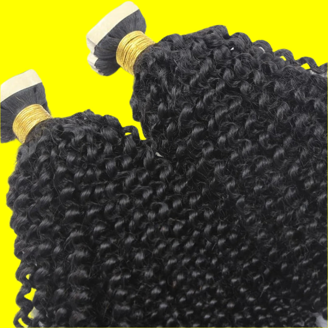 Kinky Curly Tape-In Extensions