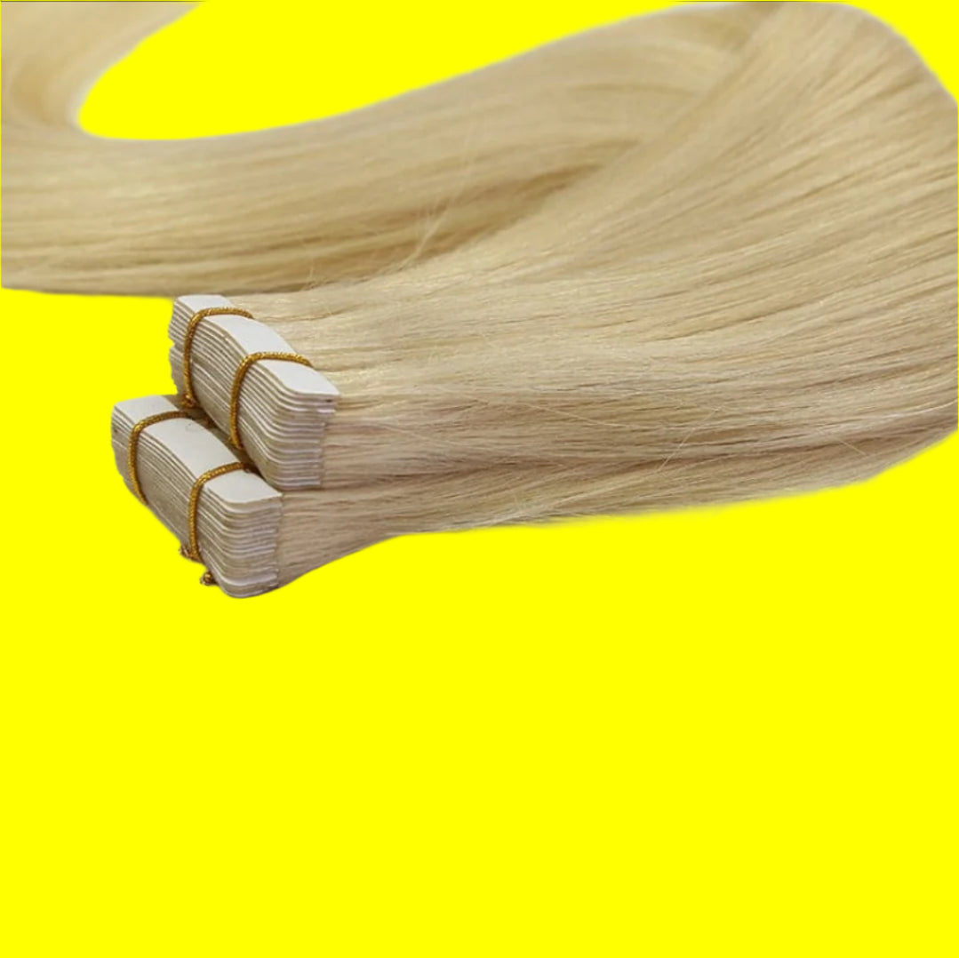 613 Blonde Straight Tape-In Extensions