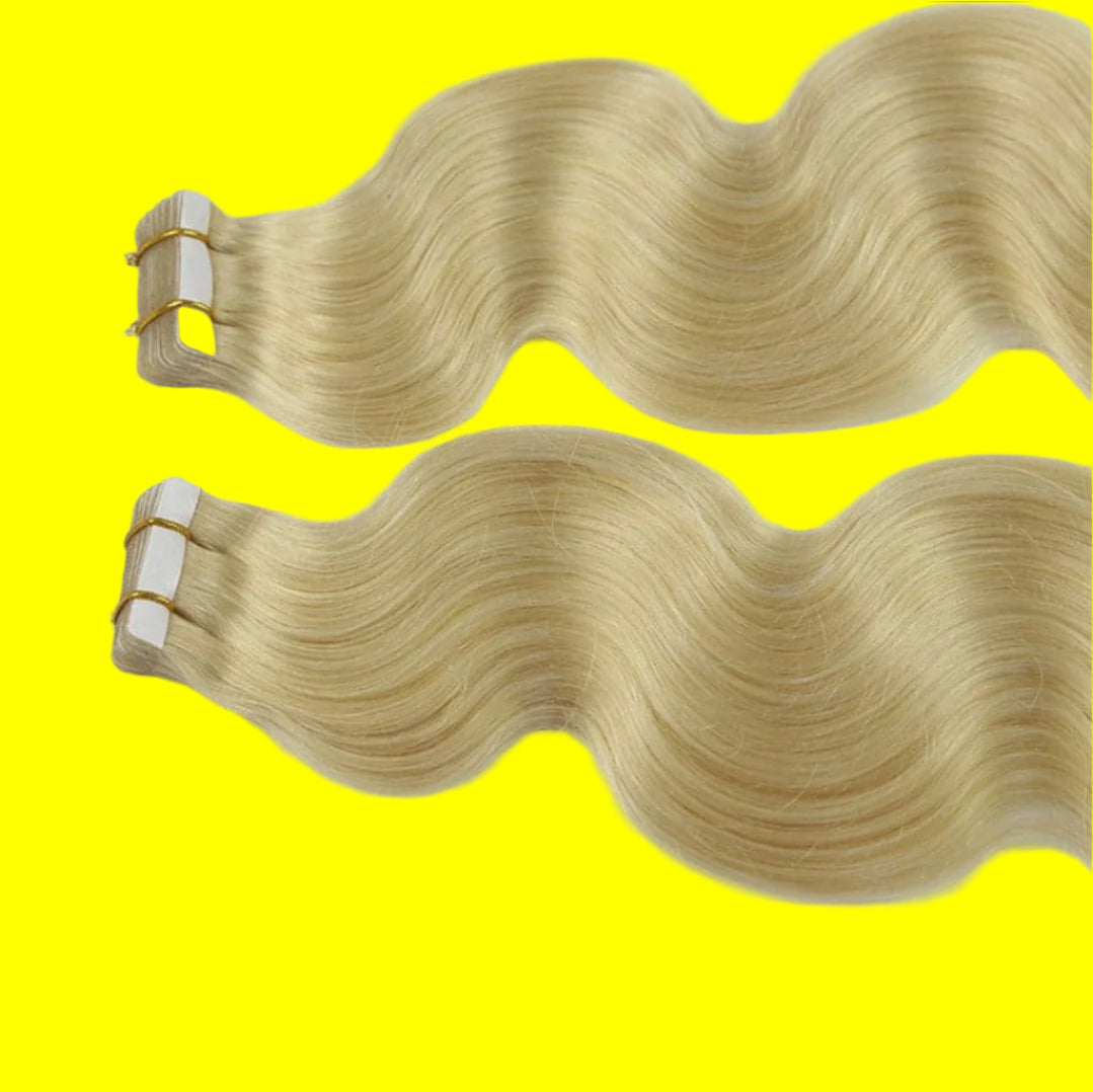 613 Blonde Body Wave Tape-In Extensions