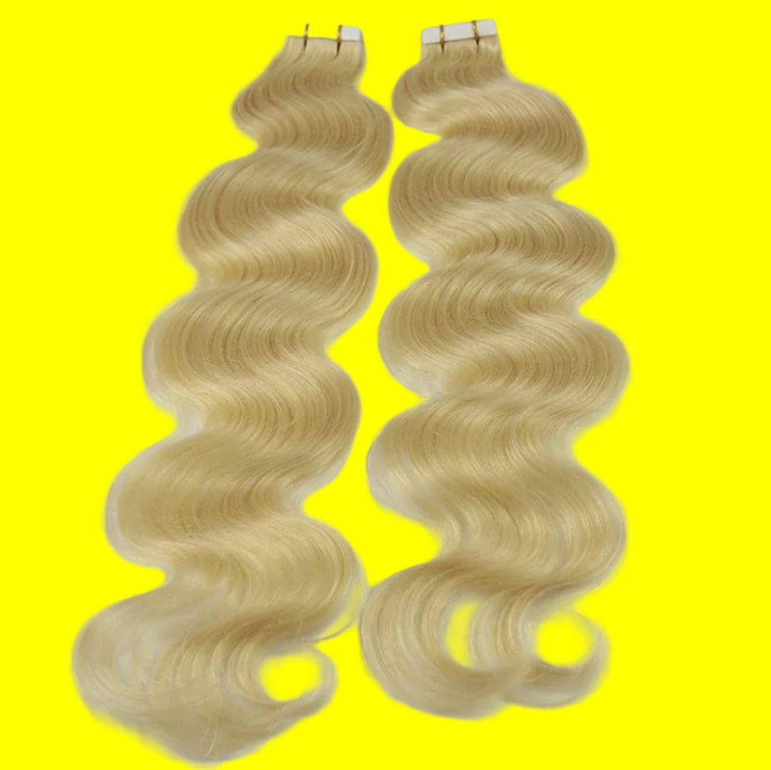 613 Blonde Body Wave Tape-In Extensions