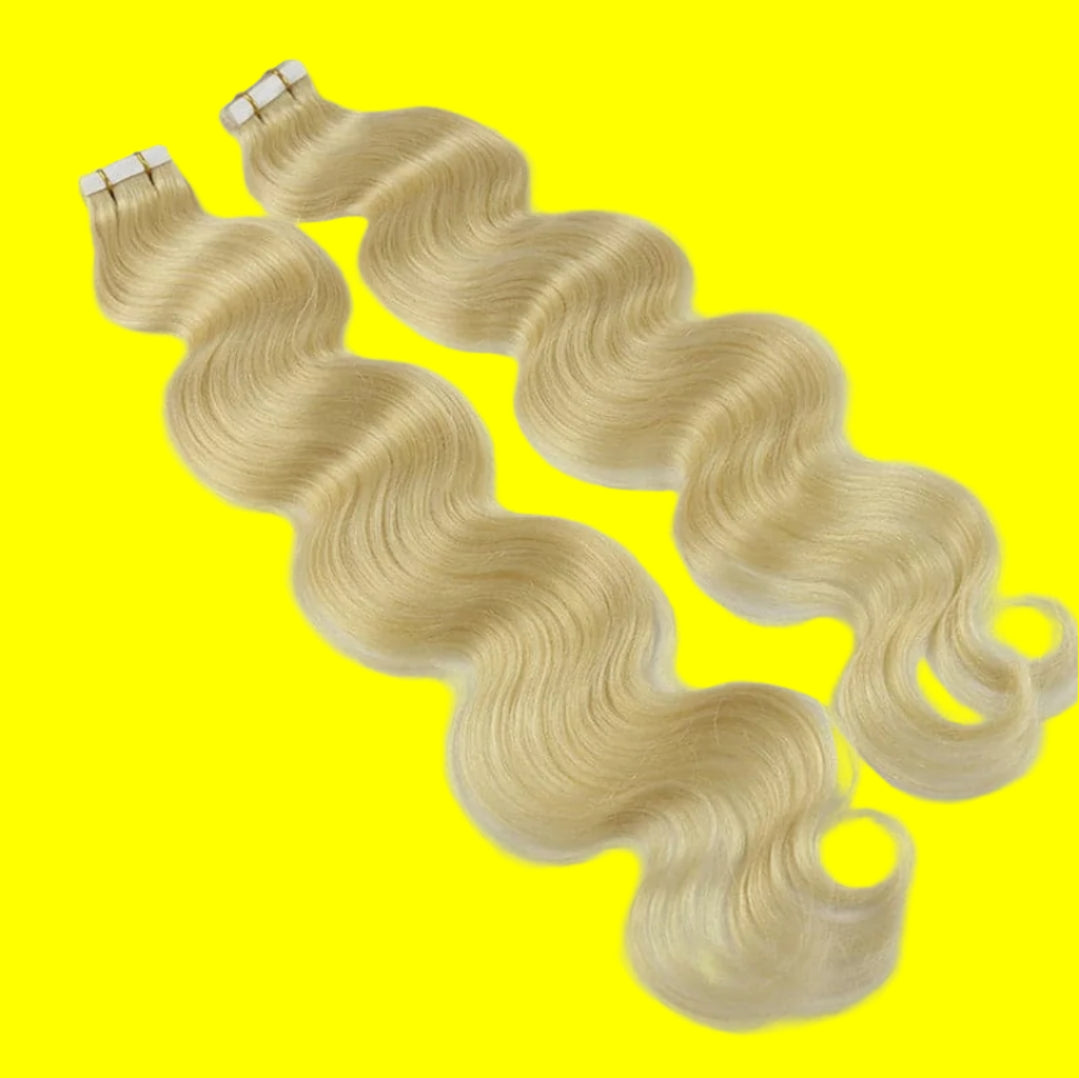 613 Blonde Body Wave Tape-In Extensions