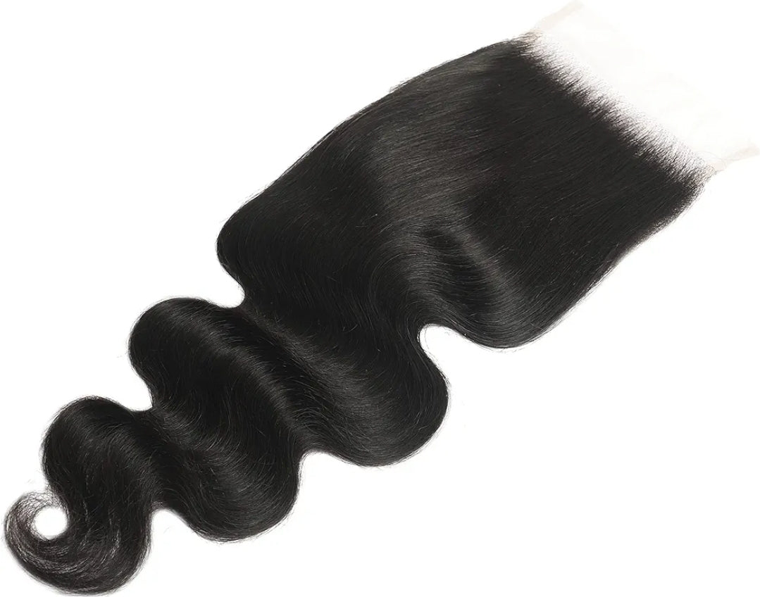 Top Grade Body Wave 5x5 Transparent Lace Closure