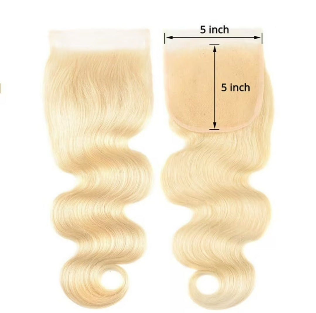 Top Grade 613 Body Wave 5x5 HD Lace Closure