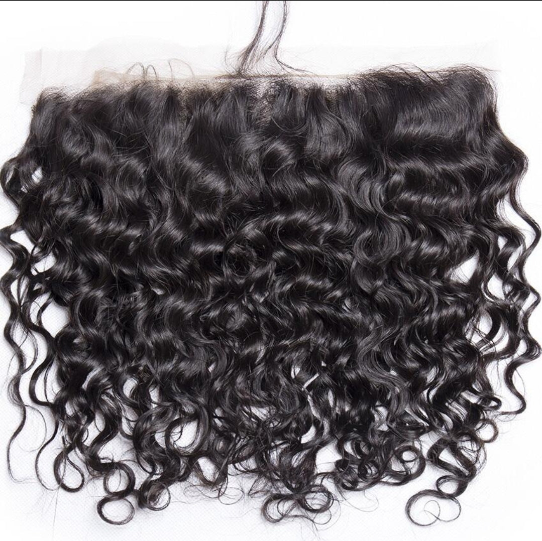 12A Water Wave 13x4 Transparent Lace Frontal