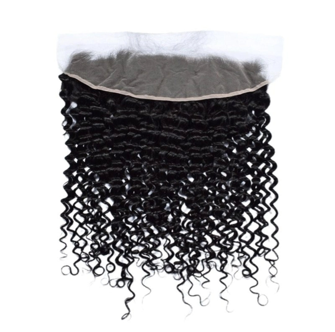 12A Deep Curl 13x4 Transparent Lace Frontal