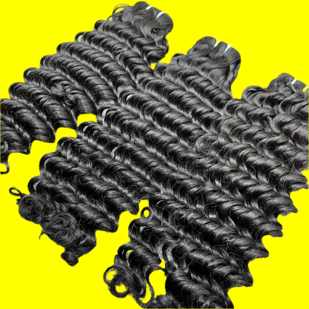 Raw Thai Deep Wave Hair Extensions