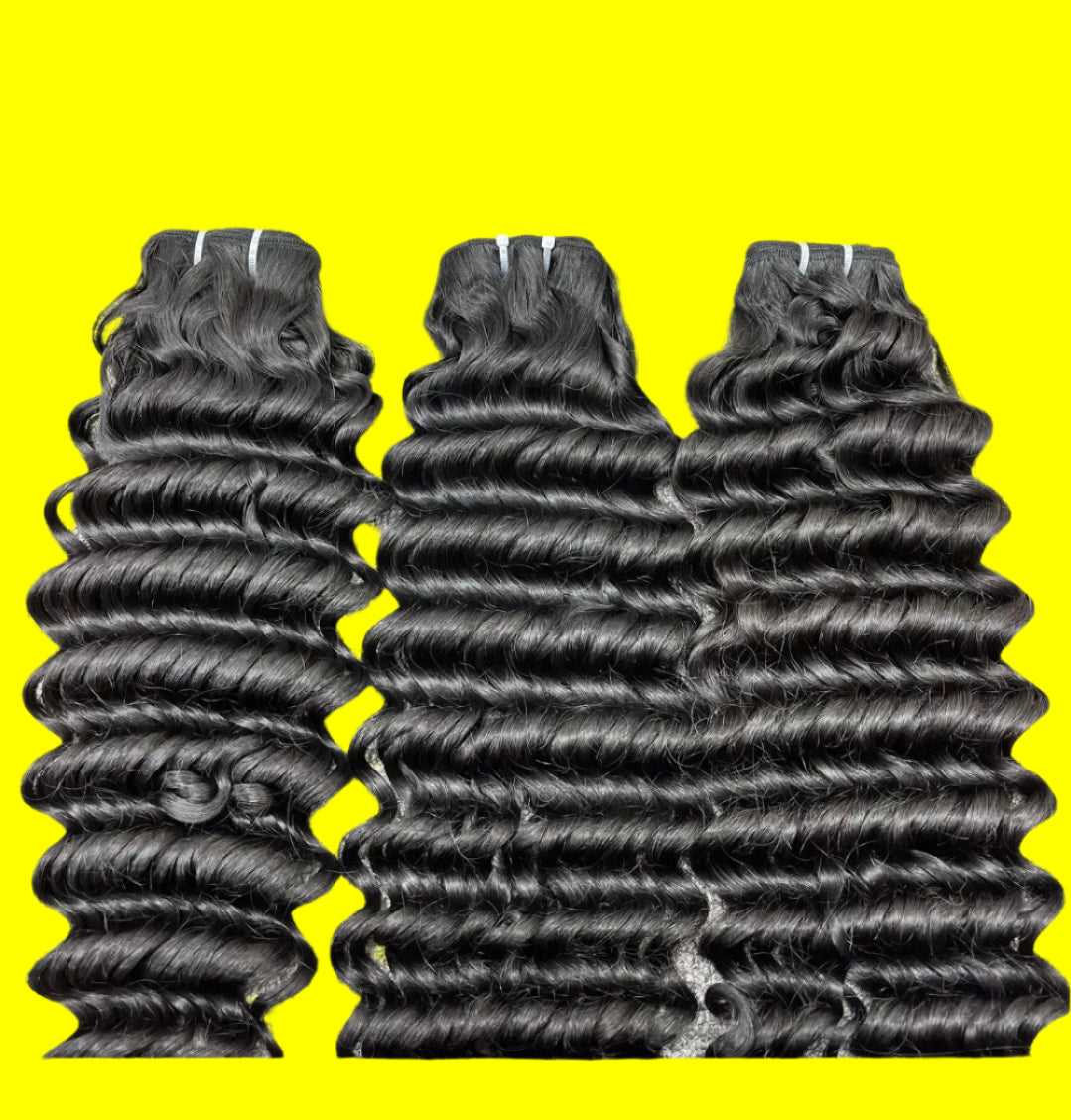 Raw Thai Deep Wave Hair Extensions