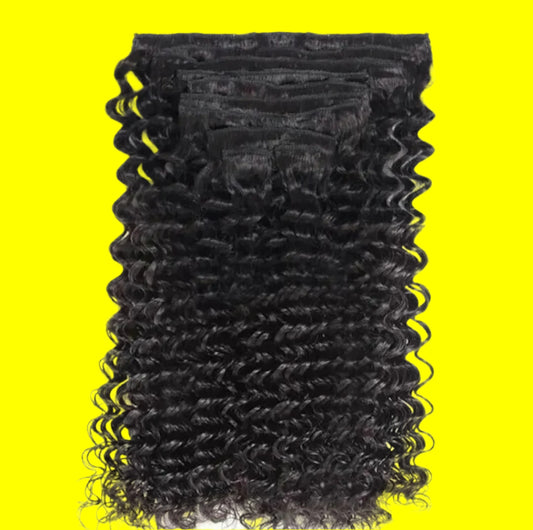 Clip-In Curly Hair Extension Bundles