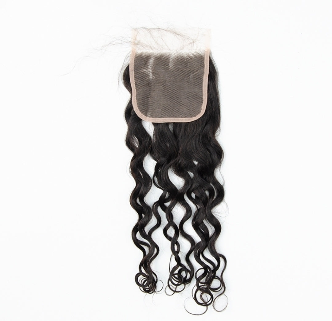 5A Loose Wave 4x4 Transparent Lace Closure