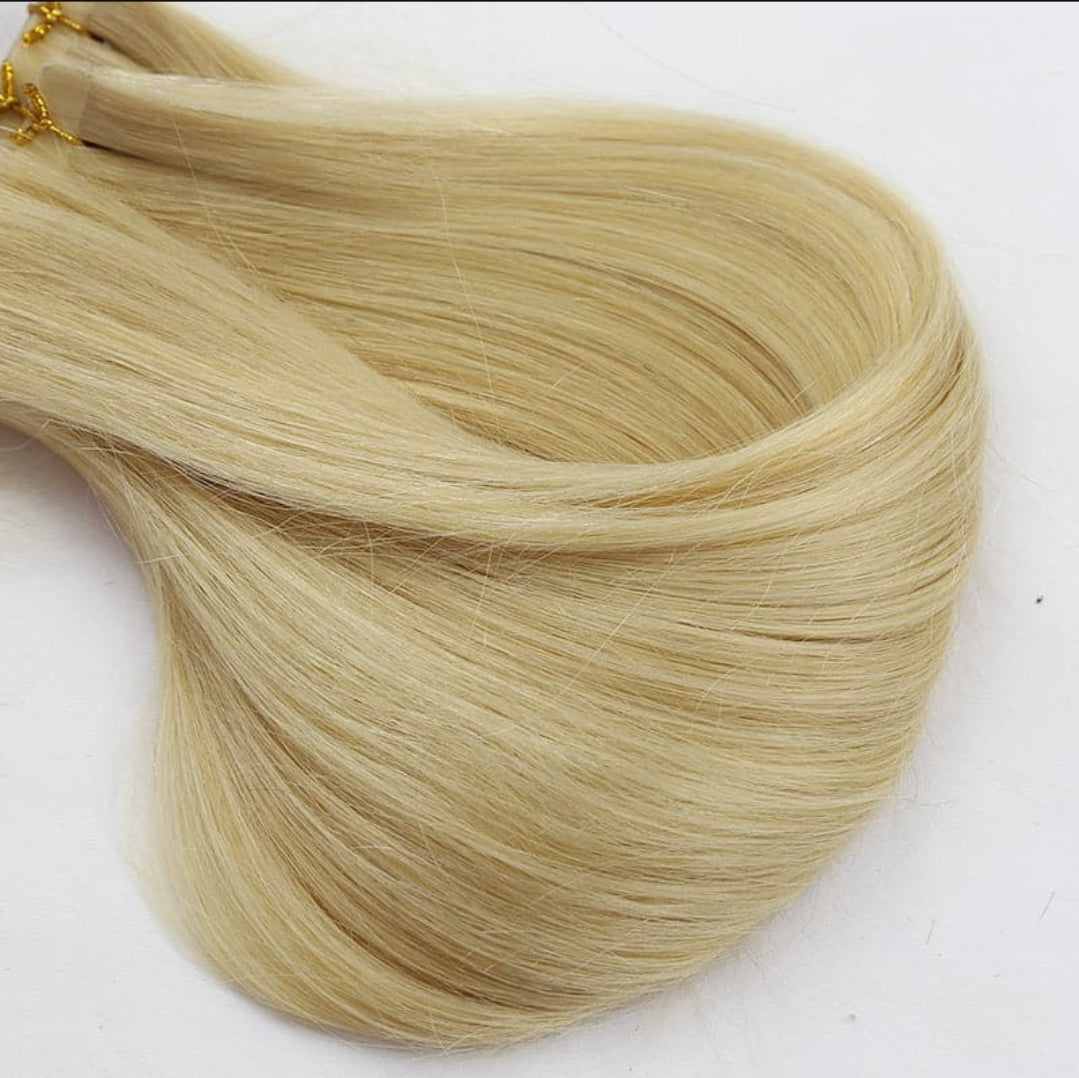 613 Blonde Straight Tape-In Extensions