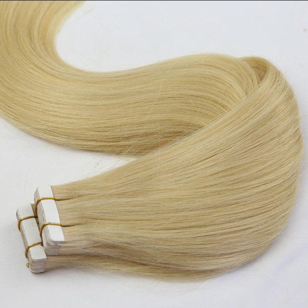 613 Blonde Straight Tape-In Extensions