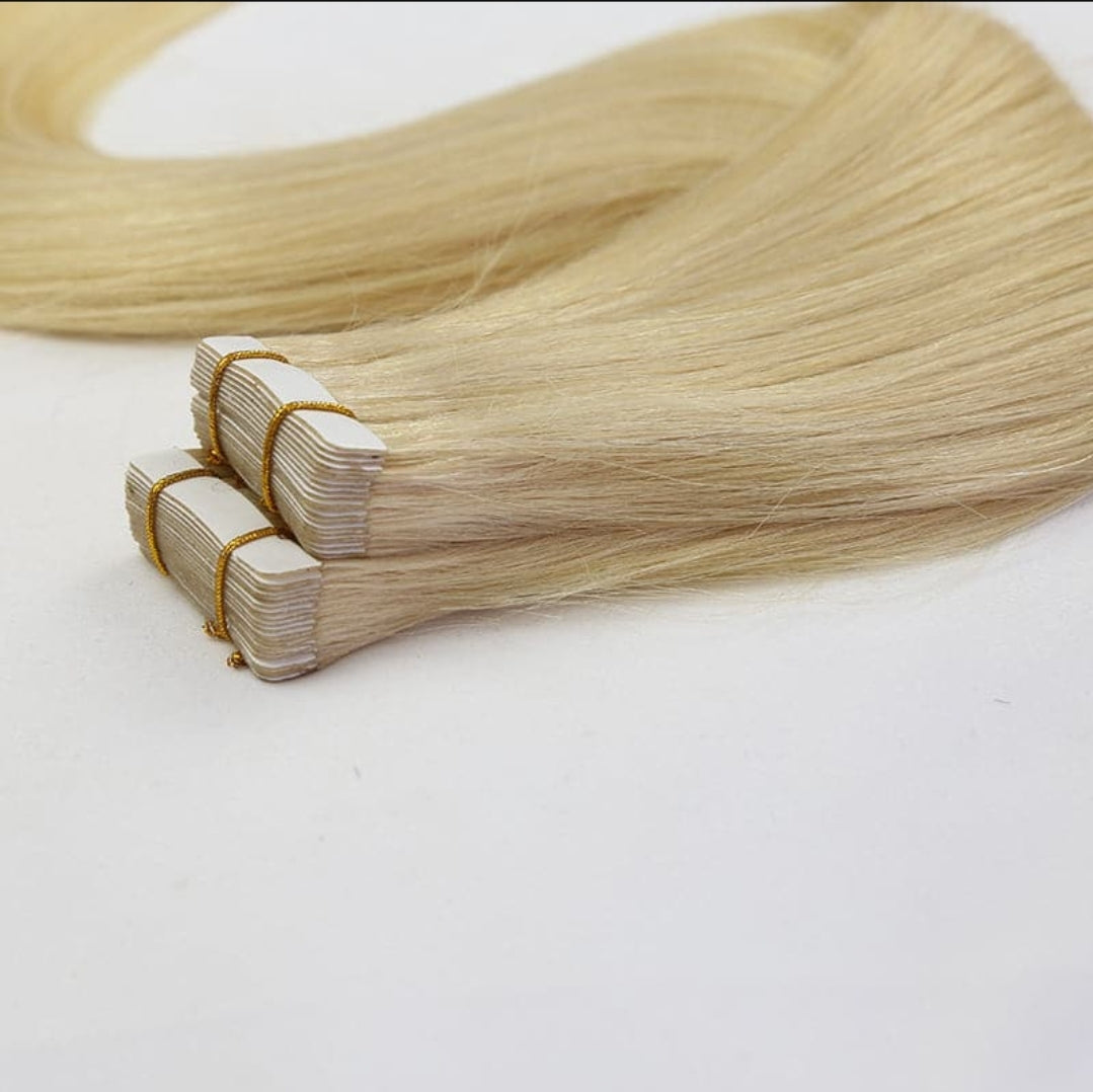 613 Blonde Straight Tape-In Extensions