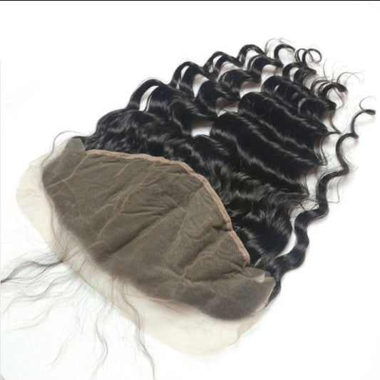 5A Deep Wave 13x4 Transparent Lace Frontal