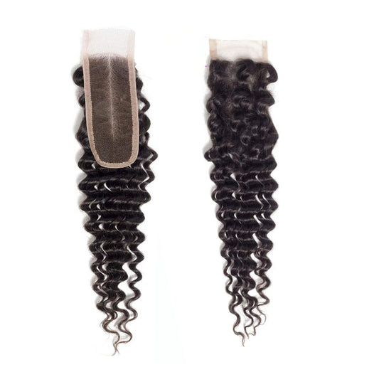 5A Deep Wave 2x6 Transparent Lace Closure