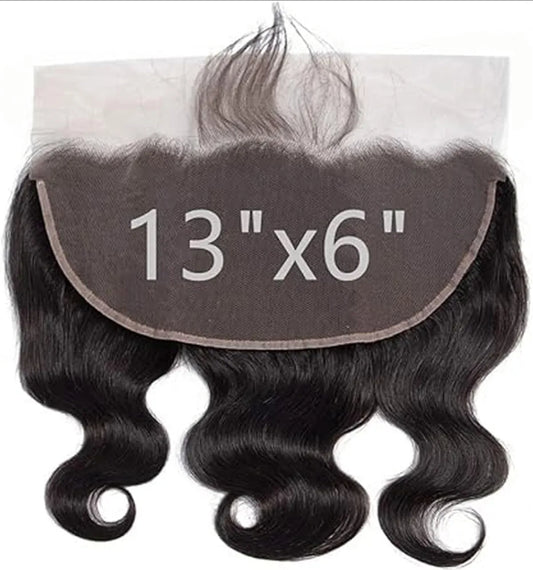 5A 13x6 Body Wave Transparent Lace Frontal