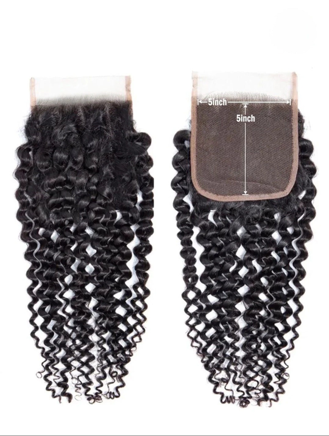 Top Grade Deep Curl 5x5 HD Lace Closure