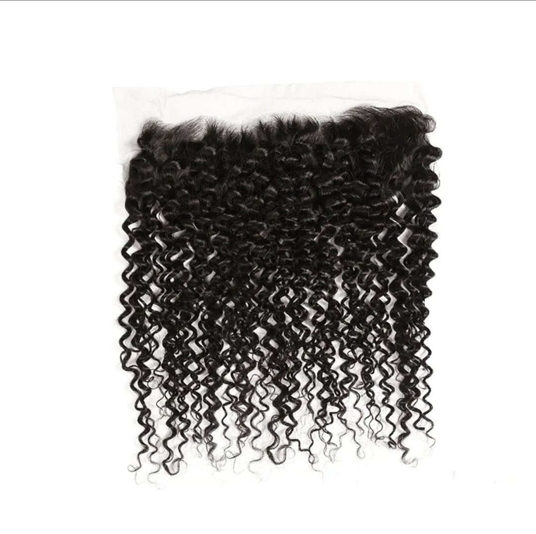 12A Jerry Curl 13x4 Transparent Lace Frontal