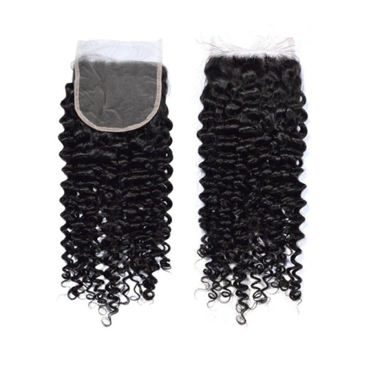 12A Deep Curl 4x4 HD Lace Closure